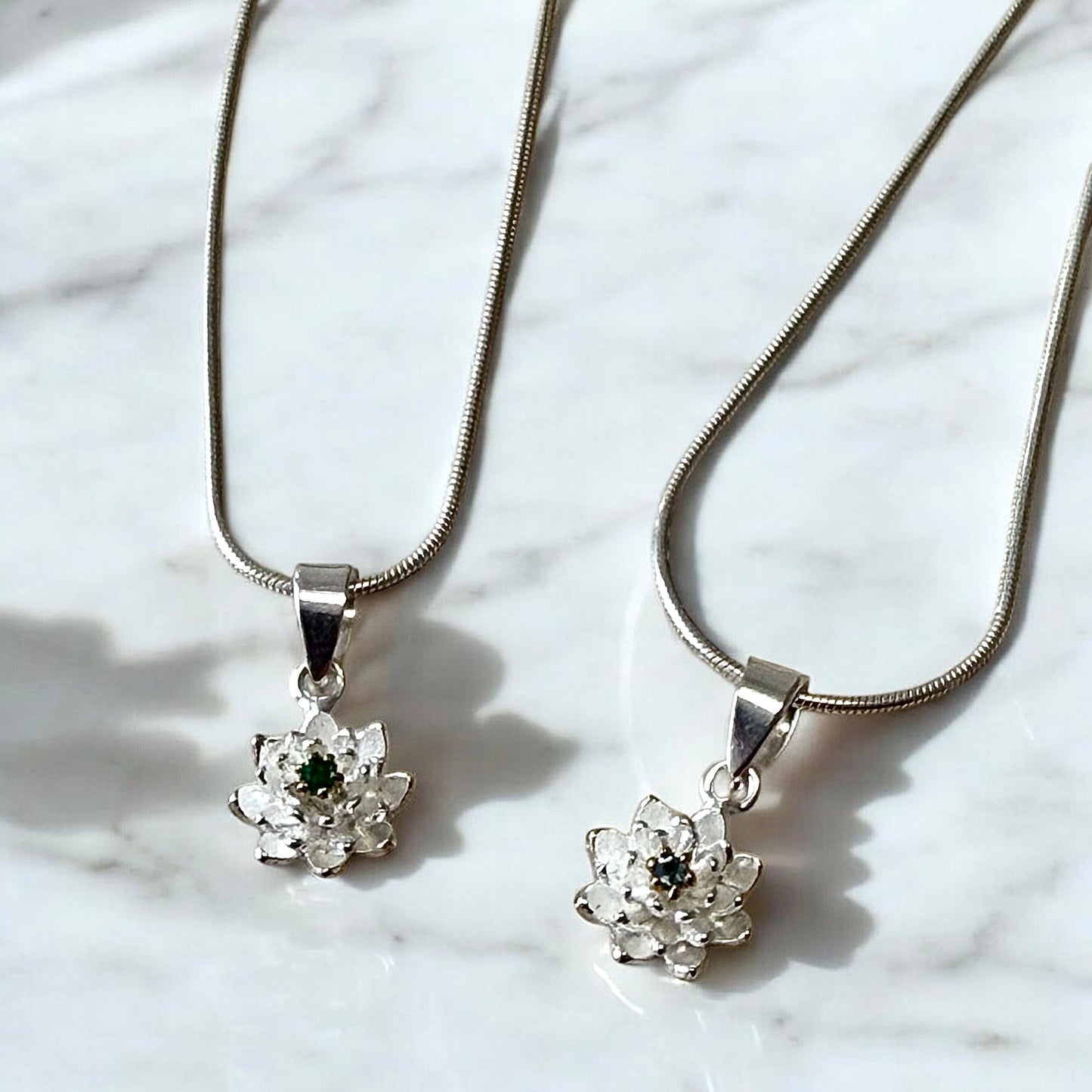 Birthstone Lily Necklace