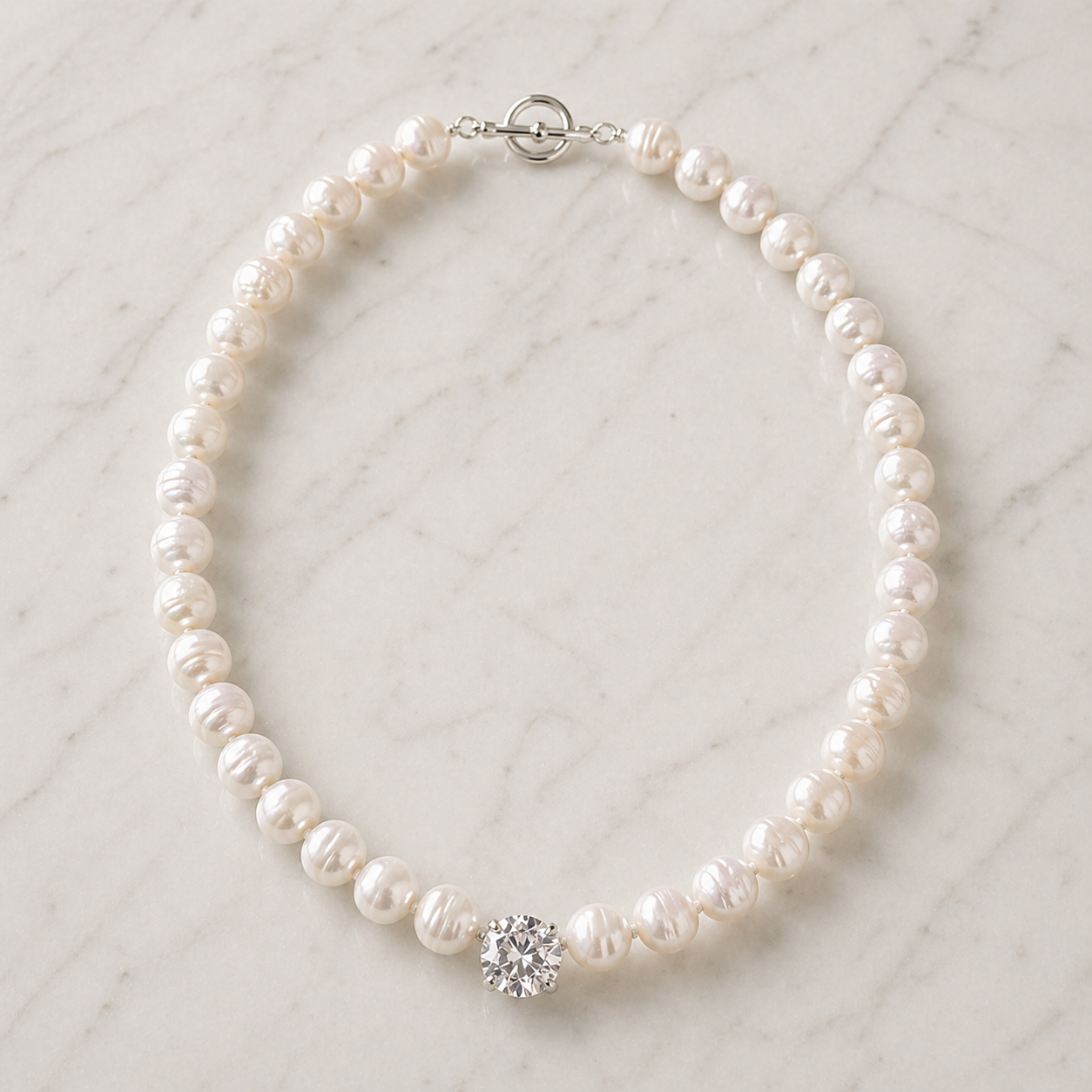 Cannes Pearl Necklace