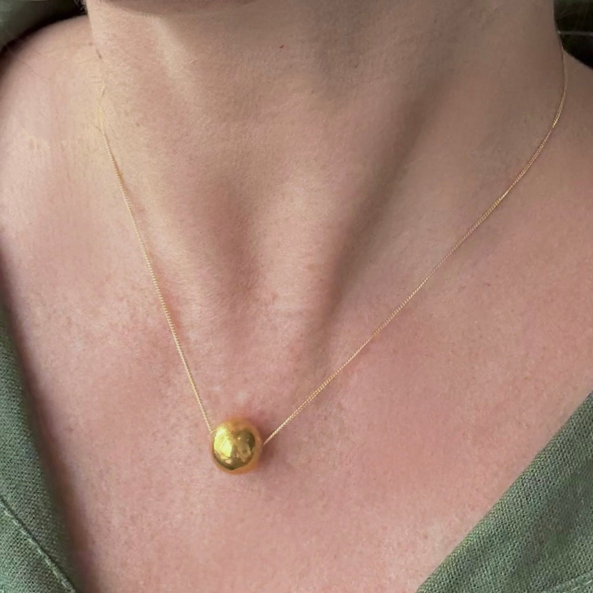 Gold Orbit Necklace