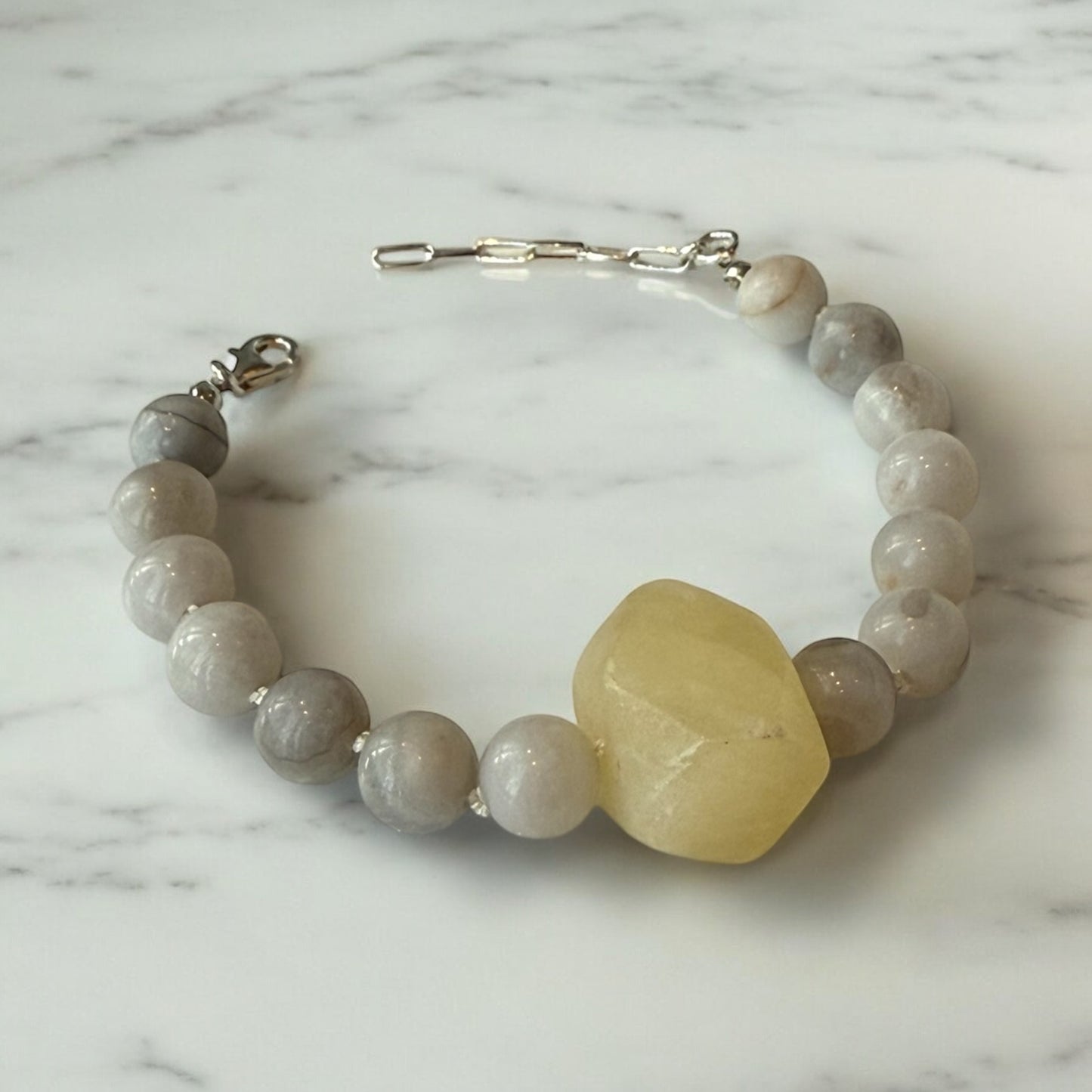 Howlite Beaded Bracelet
