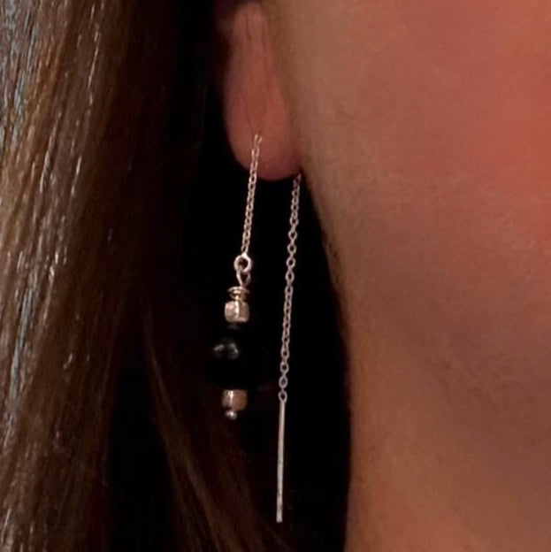 Onyx Drop Earrings
