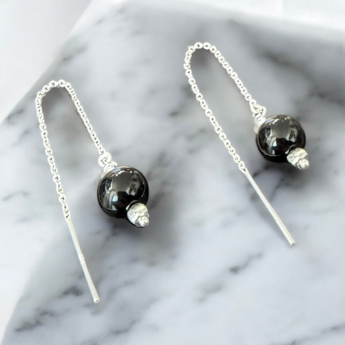 Onyx Drop Earrings