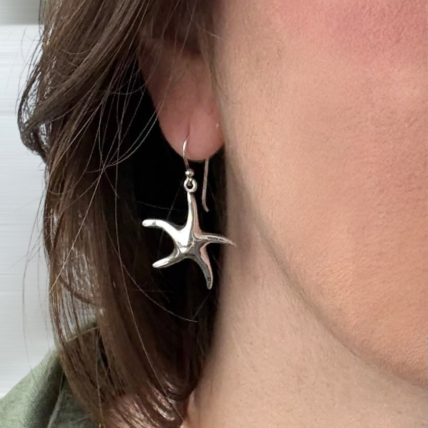 Sea Star Drop Earrings