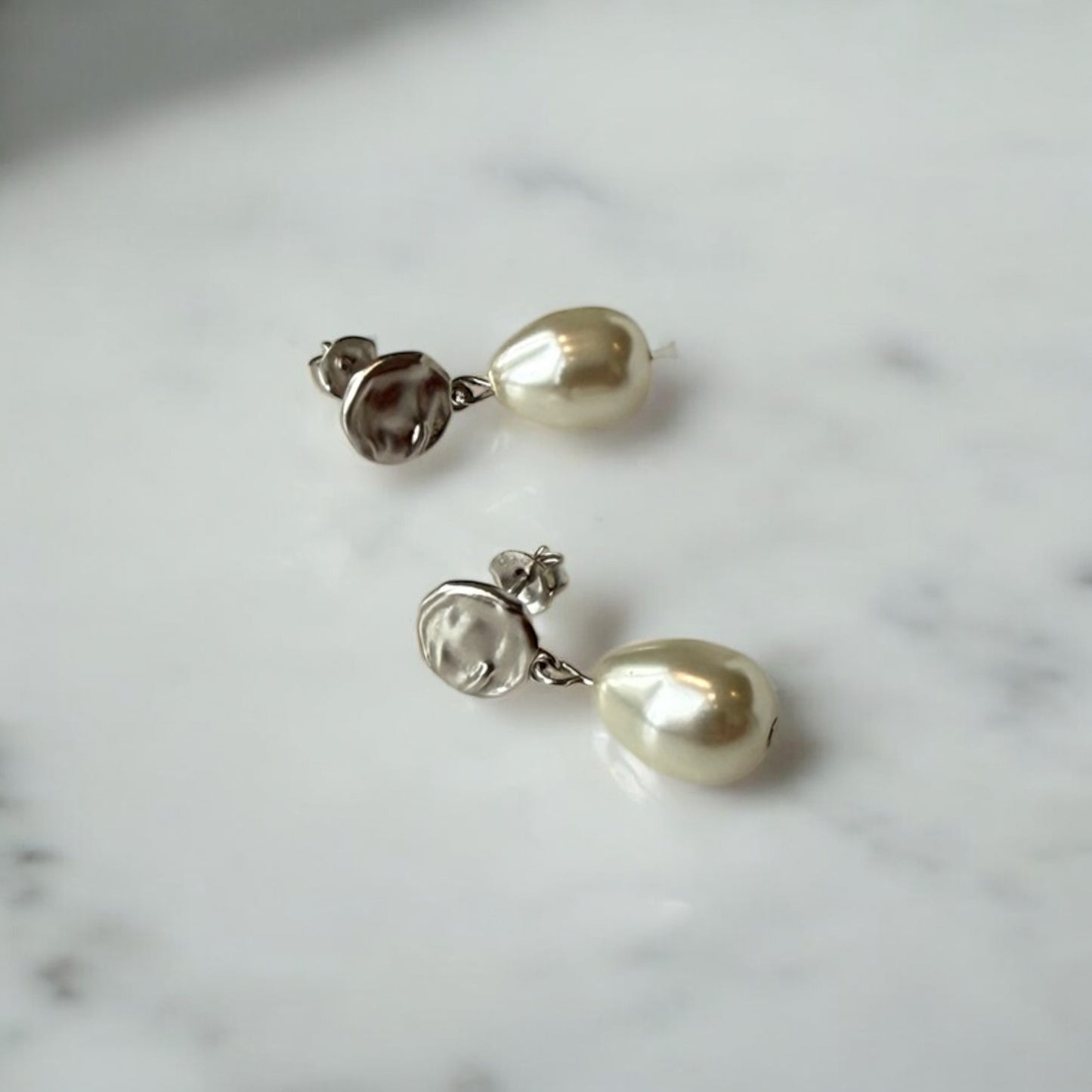 Silver Drop Earrings