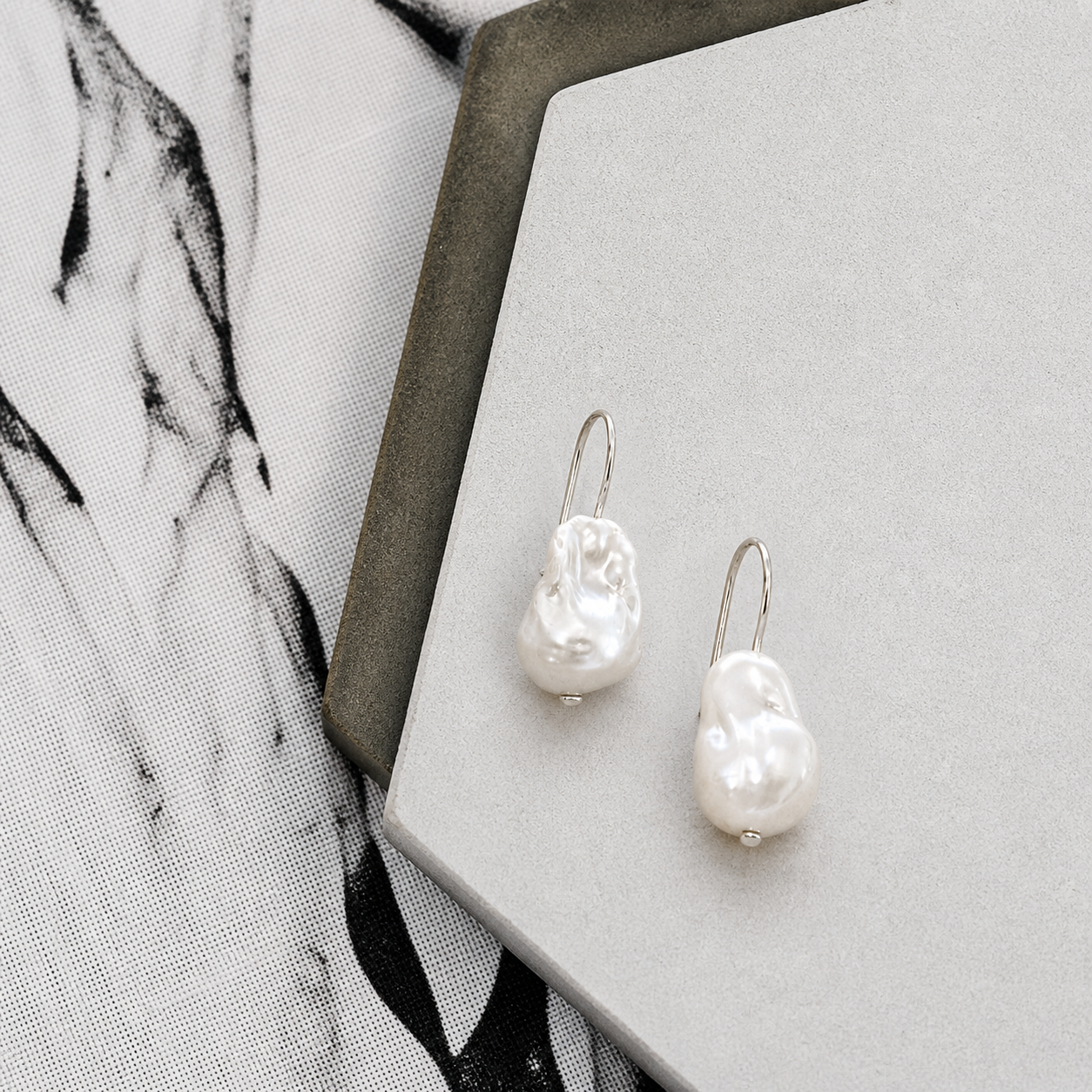 Baroque Hook Earrings
