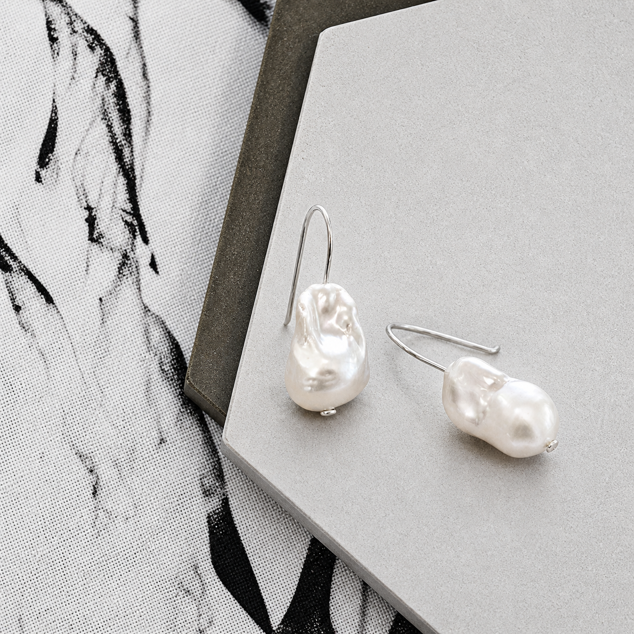 Baroque Hook Earrings