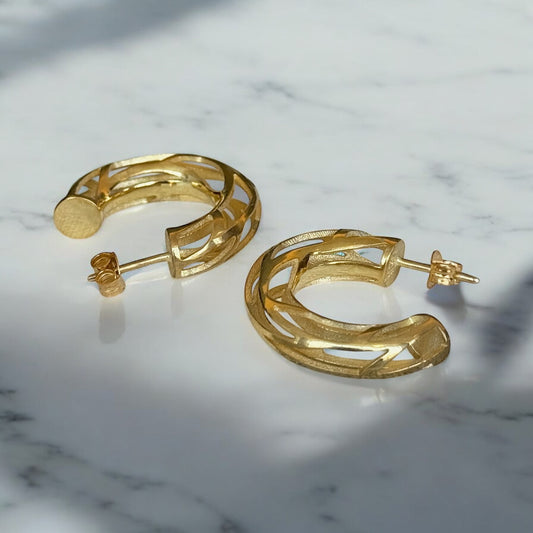 Flow Hoop Earrings