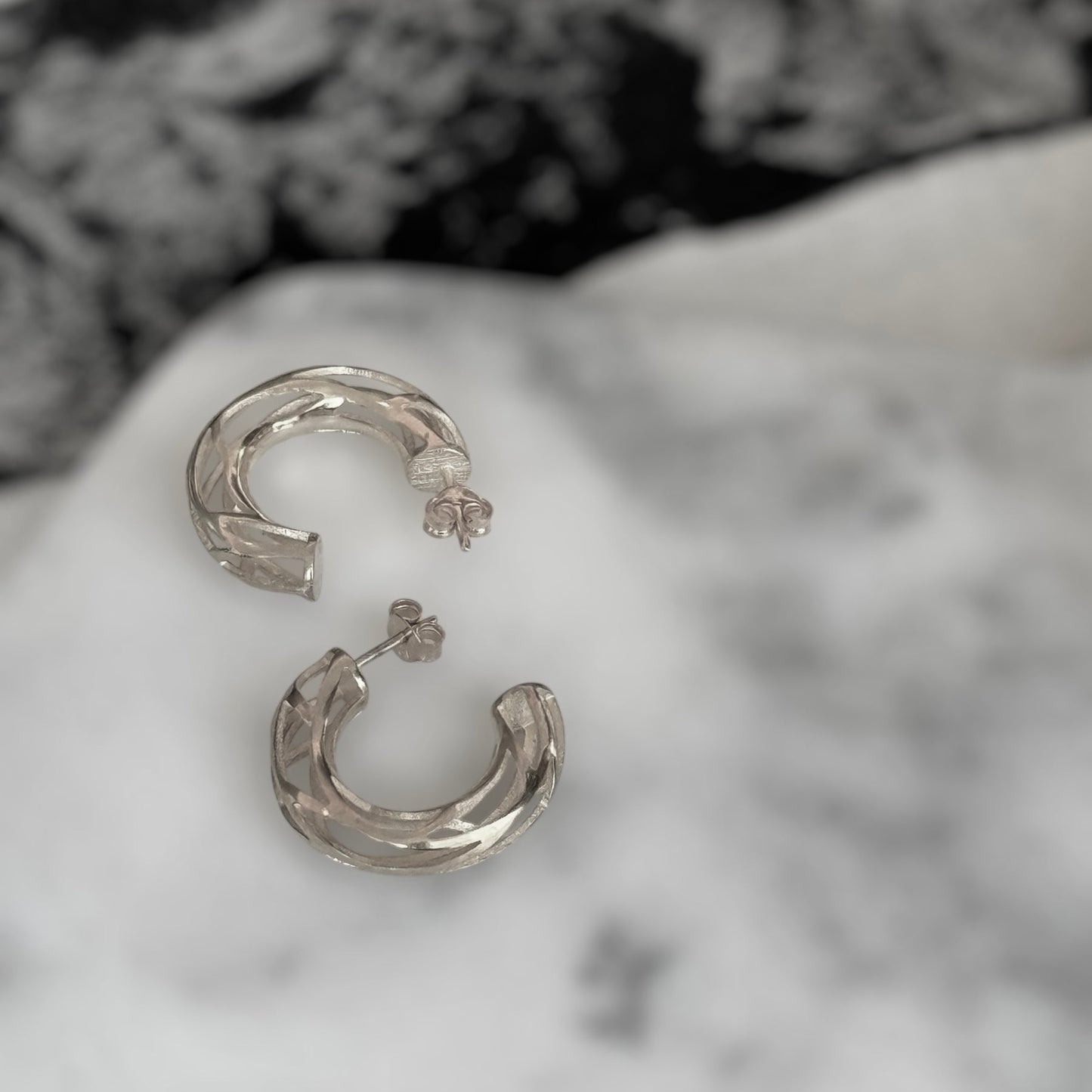 Flow Hoop Earrings