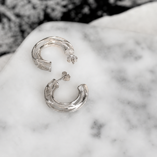 Flow Hoop Earrings