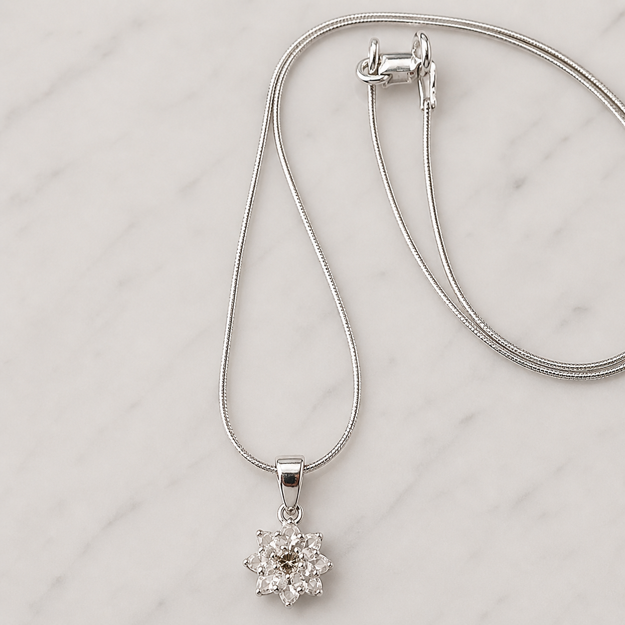 Birthstone Lily Necklace