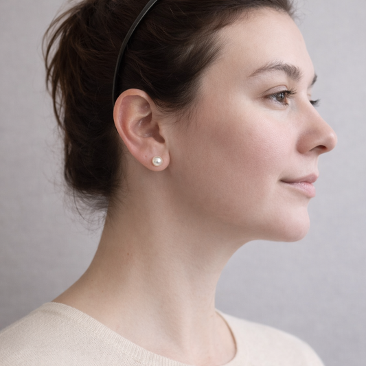 Pearl Stud Earrings