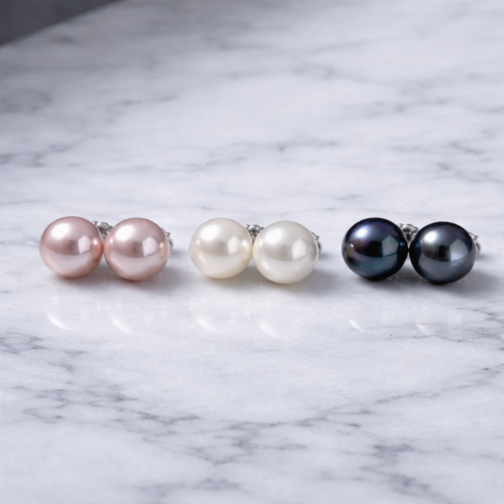Pearl Stud Earrings