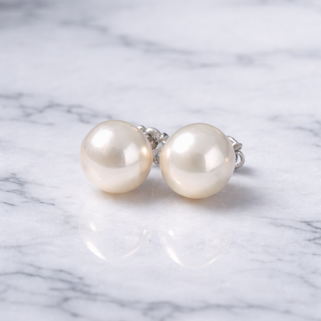 Pearl Stud Earrings