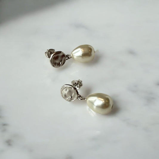Silver Drop Earrings
