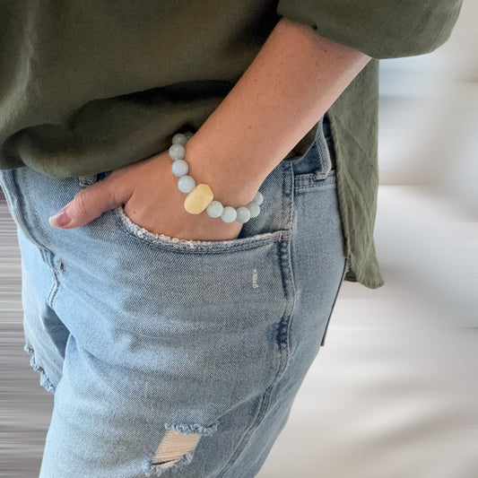 Summer Sky Beaded Bracelet